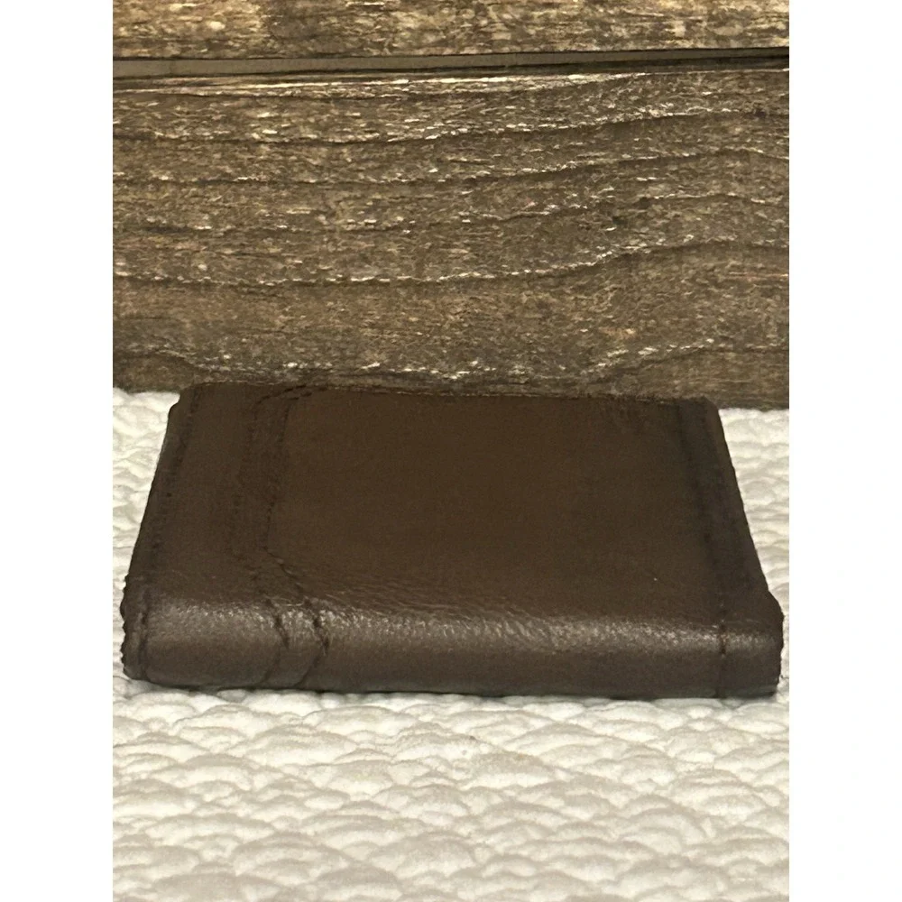 Levi's Men's Wallet Brown Leather Bifold
